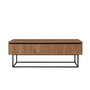 Hanah Home Laxus Takım 10 Conjunto de Muebles de Salón Nogal y Negro